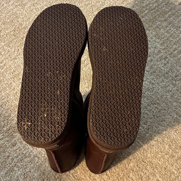 LL Bean Wicked Good Shearling Smooth Leather Boots 9 - Picture 5 of 7